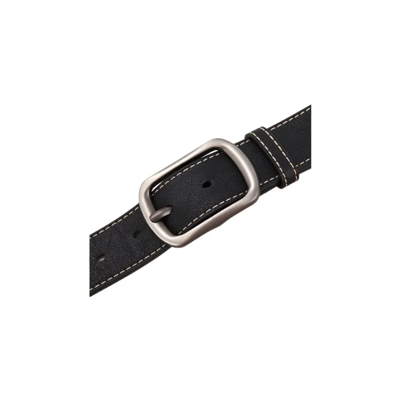 Warrior Jeans With Casual Individual Versatile Vintage Style Leather Belts Men's Width 3.8-3
