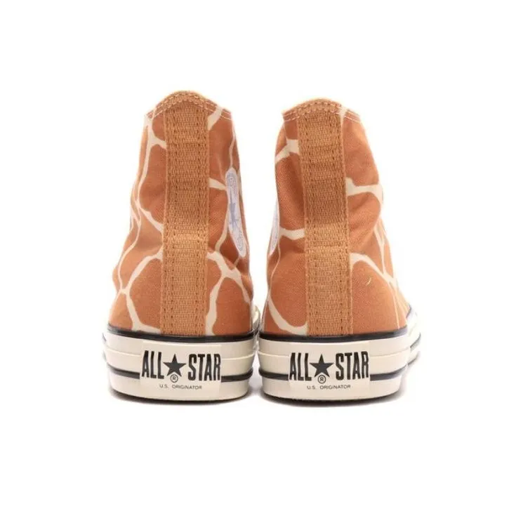 Converse All Star Anti Slip Wear Resistant High Top Canvas Shoes Men's Orange-3