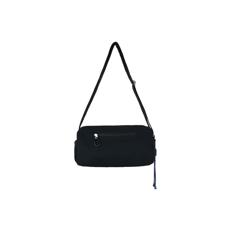 SUMAYZOY Polyester Shoulder Bag Crossbody Bag Regular Unisex Melon Green/Papaya Red/Wandering Black-7