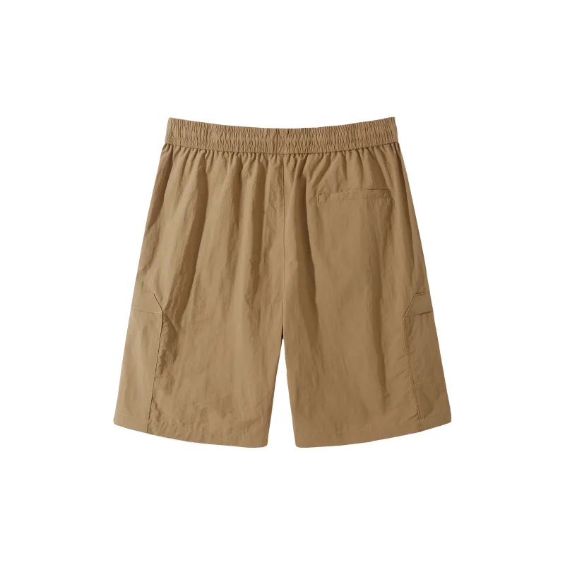 CAMEL Straight Fit Water Repellent Abrasion Resistant 5/8 Thin Loose Fit Cargo Shorts Unisex-8