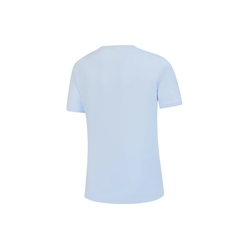 QIAODAN T Shirt Women's Light Transparent Blue-1