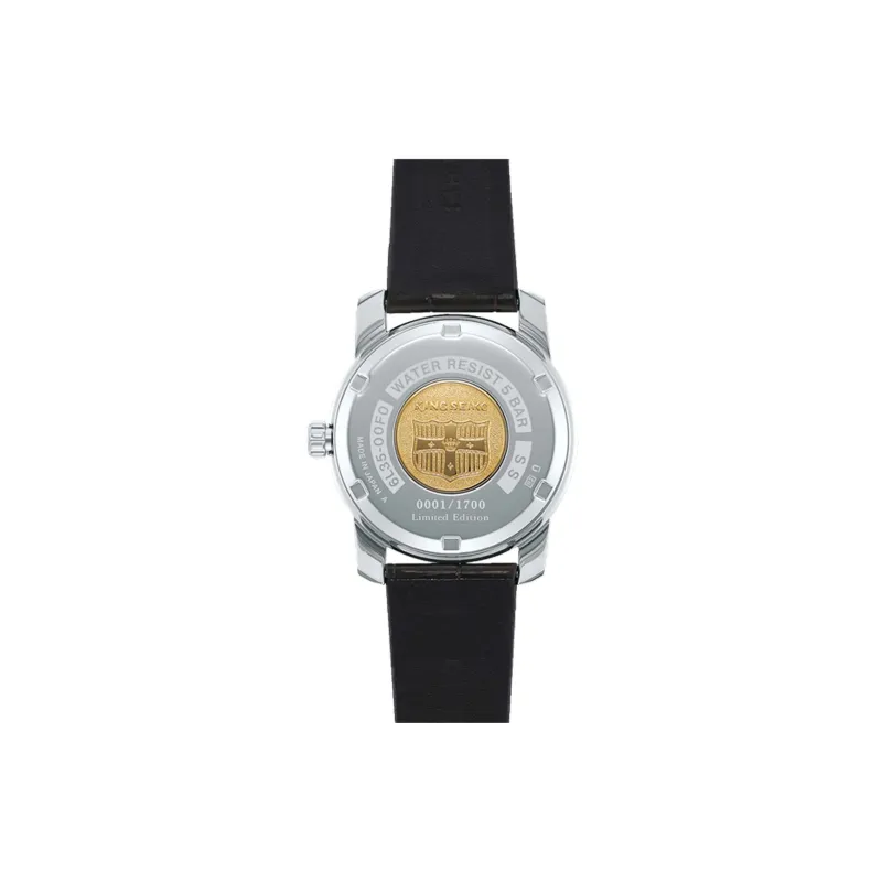 SEIKO Automatic Mechanical Movement Genuine Leather Strap Watch Men's Watches White Dial-2