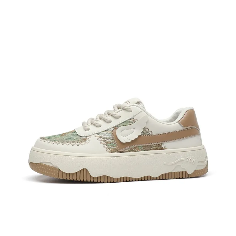 ACESC Low Top Skateboard Shoes Women's Khaki-0