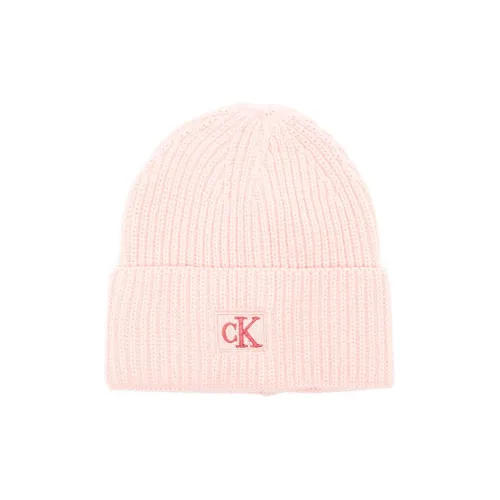 Calvin Klein Kids Logo-embroidered Ribbed Beanie