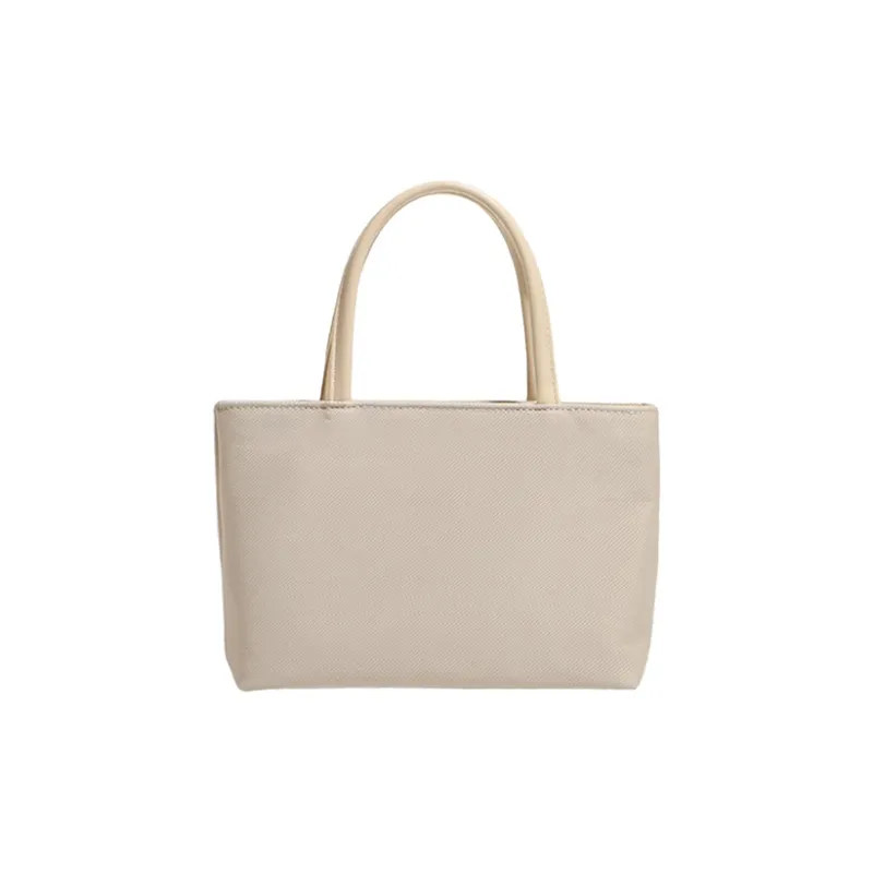 PESASRIE Canvas Canvas Bag Handbags Women's Black/Ecru/Pink-6