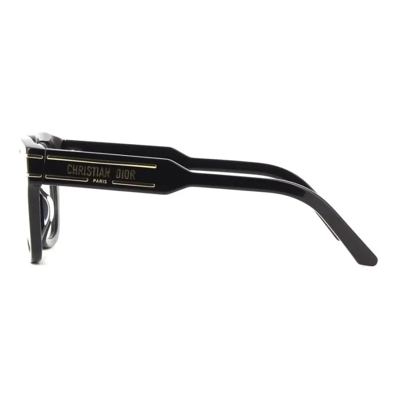 DIOR Square Eyeglass Frames Unisex Black-1