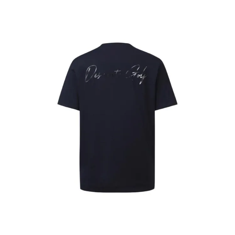 DESCENTE GOLF T Shirt Men's Marine Blue-1
