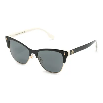 TORY BURCH Irregular Shape Sunglasses Unisex Black