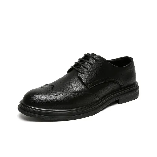 DOUBLE STAR 88 Dress Shoes Men Low-Top Black