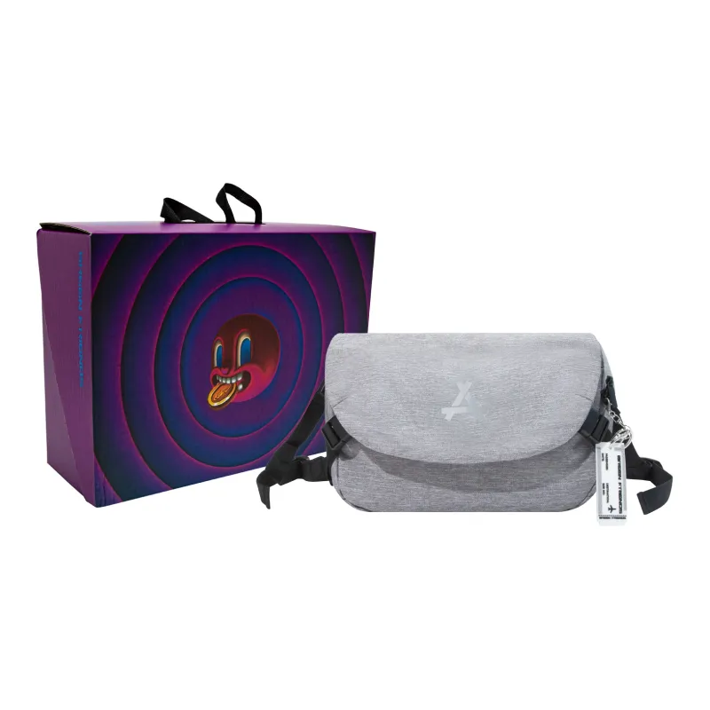 GF Nylon Workwear Bag Cycling Bag Shoulder Bag Crossbody Bag Regular Unisex Gray-5