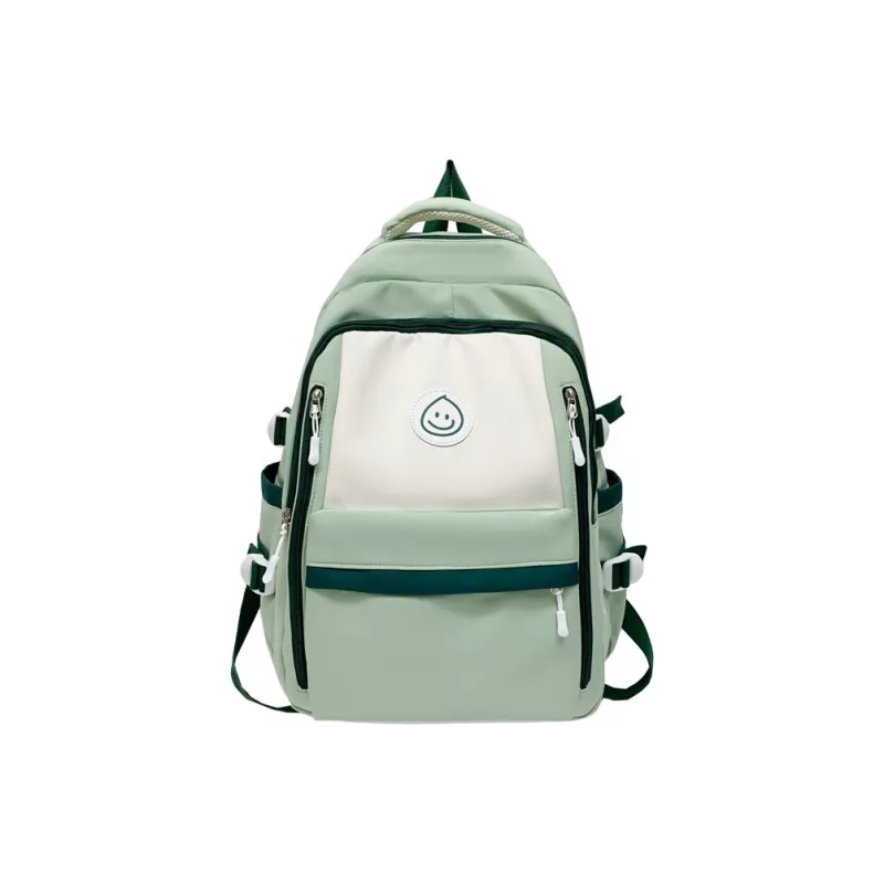 GEERDUN Nylon Backpack Unisex Black/Pink/Khaki/Green/Blue-5