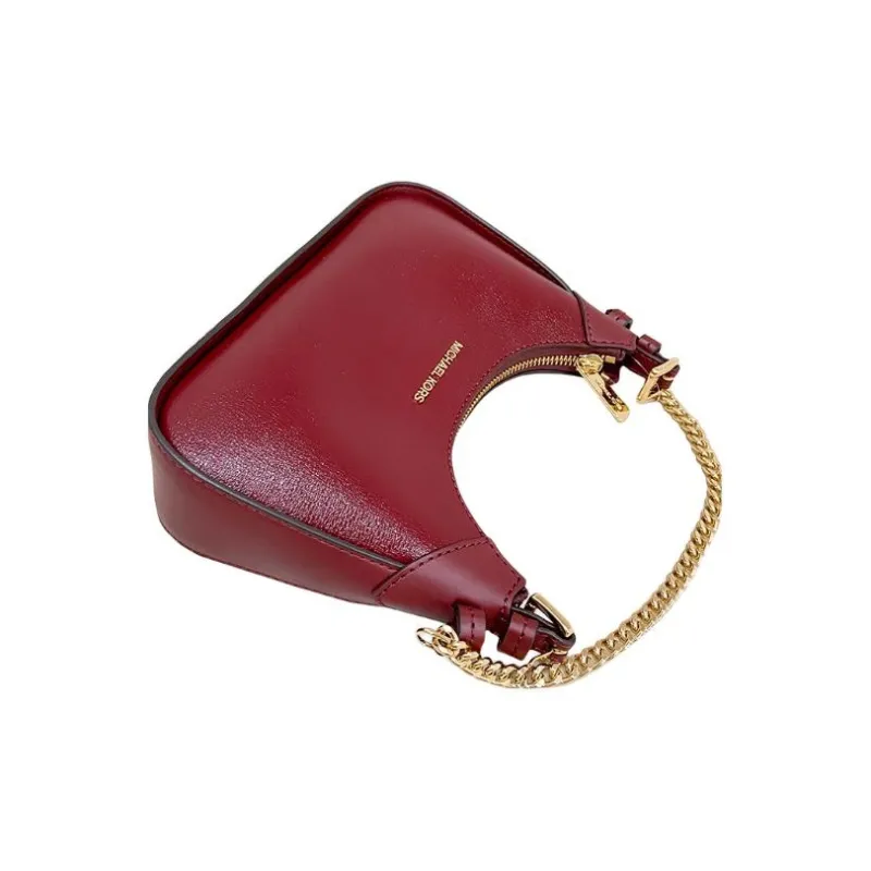 MICHAEL KORS Wilma Leather Crossbody Bags Shoulder Bags Women's Deep Cherry-2