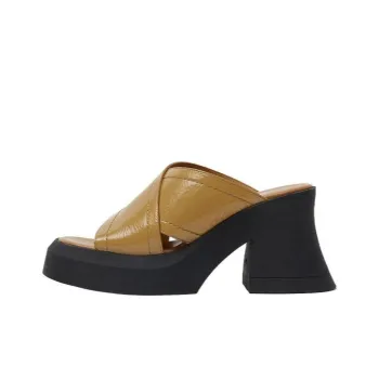 MIISTA Slide Slippers Women's Brown