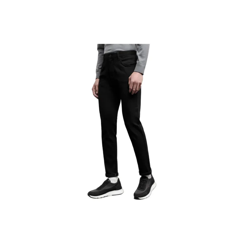 SAINT ANGELO Jeans Men's Black Sand Color-2