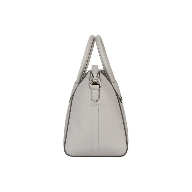 Givenchy Antigona Goatskin Shoulder Bag, Crossbody Bag, Handbag Trumpets Women's Pearl Gray-1