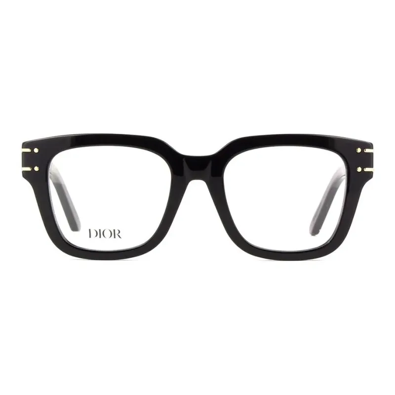 DIOR Square Eyeglass Frames Unisex Black-0
