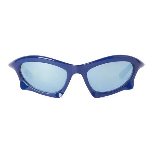 Balenciaga Bat Rectangular Frame Sunglasses