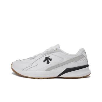 DESCENTE Cron Hyper Cushioning, Wear Resistant Low Top Casual Shoes Unisex White Black