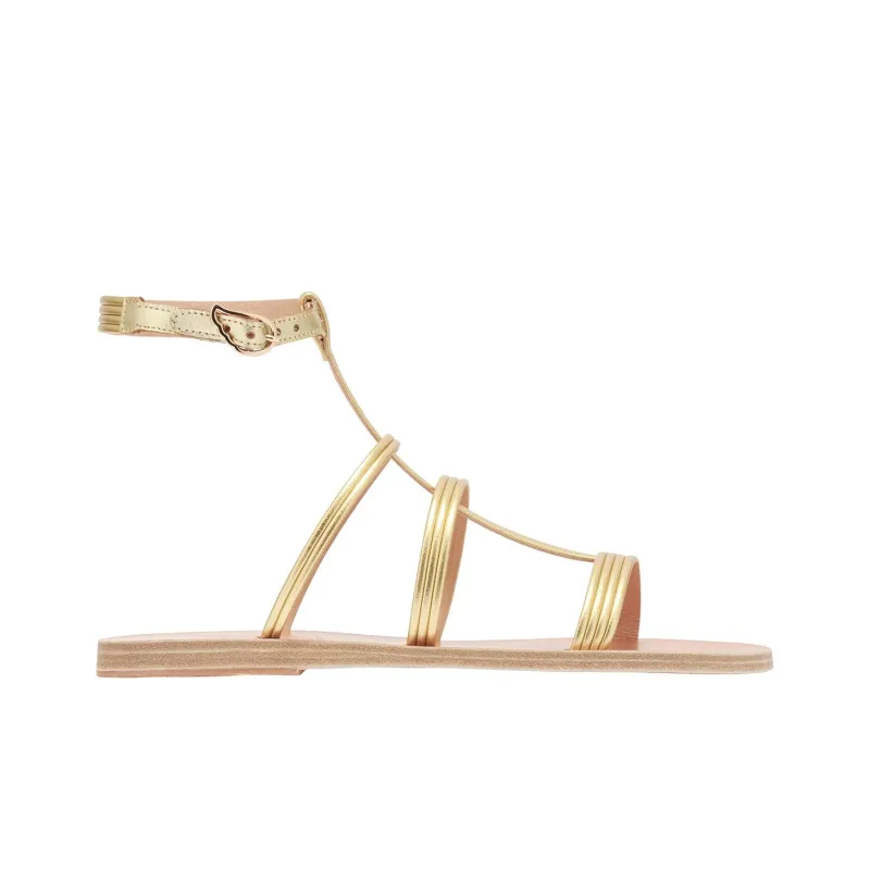 ANCIENT GREEK SANDALS Roman Sandals Women's Gold-1