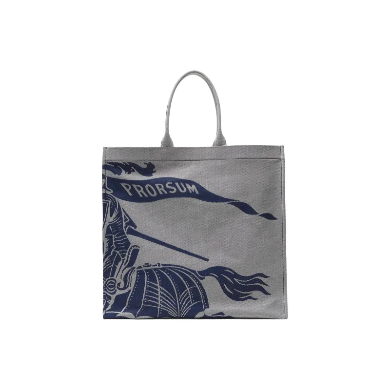 Burberry Cotton With Polyester Tote Bag, Shopping Bag, Shoulder Bag, Handbag Tubas Men's Knight Blue-2