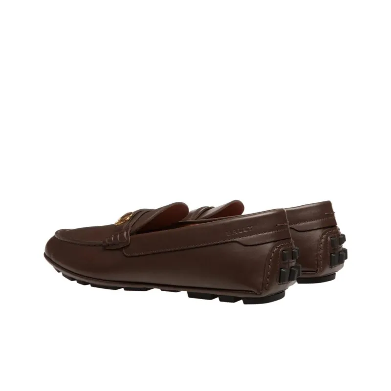BALLY Gommino Loafers Men's Brown-3