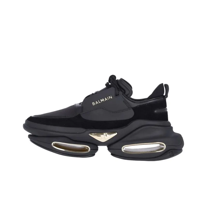 BALMAIN B-Bold Low-Top Casual Shoes Men's Black-0