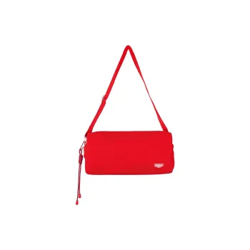 SUMAYZOY Polyester Shoulder Bag Crossbody Bag Regular Unisex Melon Green/Papaya Red/Wandering Black