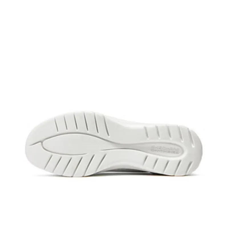 Skechers Cushioning Anti Slip Wear Resistant Breathability Low Top Casual Shoes Women's White-3