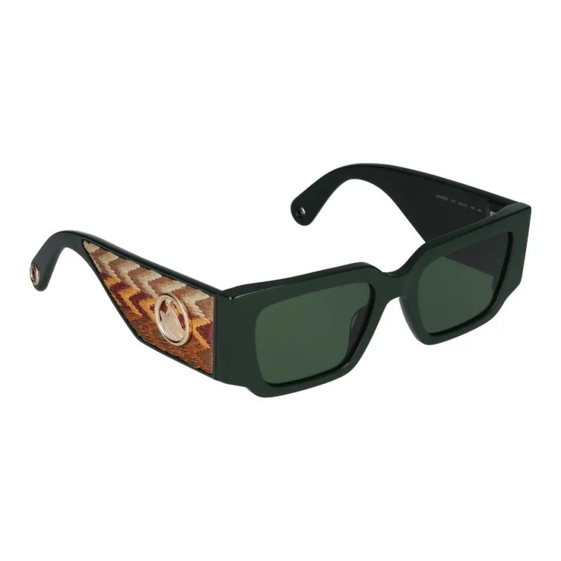 Lanvin Rectangular Sunglasses Women's Green-2