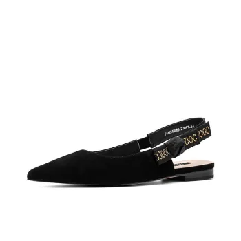 JOOC Casual Single Shoes 1.5CM Women's Black