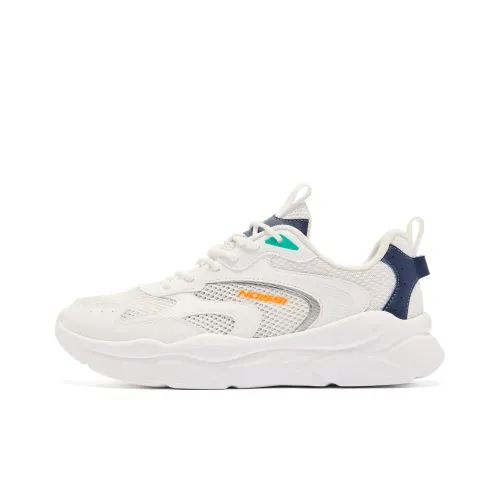 QIAODAN Casual Shoes Men Low-Top Jordan White Dusty Blue