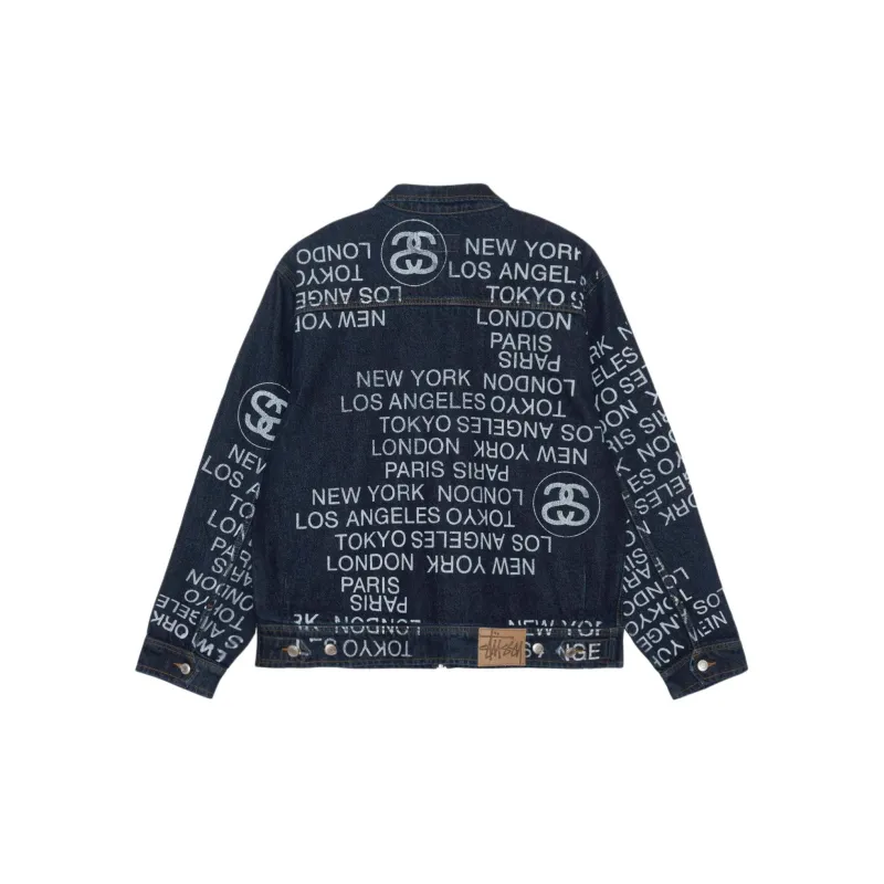 Stussy Zip Work Denim City Link Jacket-5