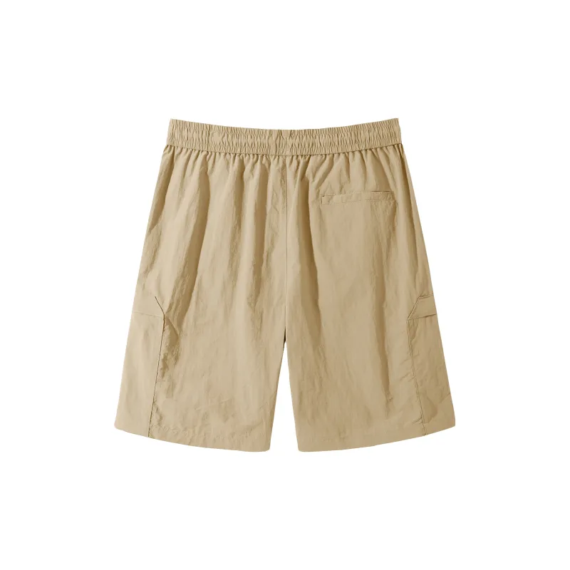 CAMEL Straight Fit Water Repellent Abrasion Resistant 5/8 Thin Loose Fit Cargo Shorts Unisex-22