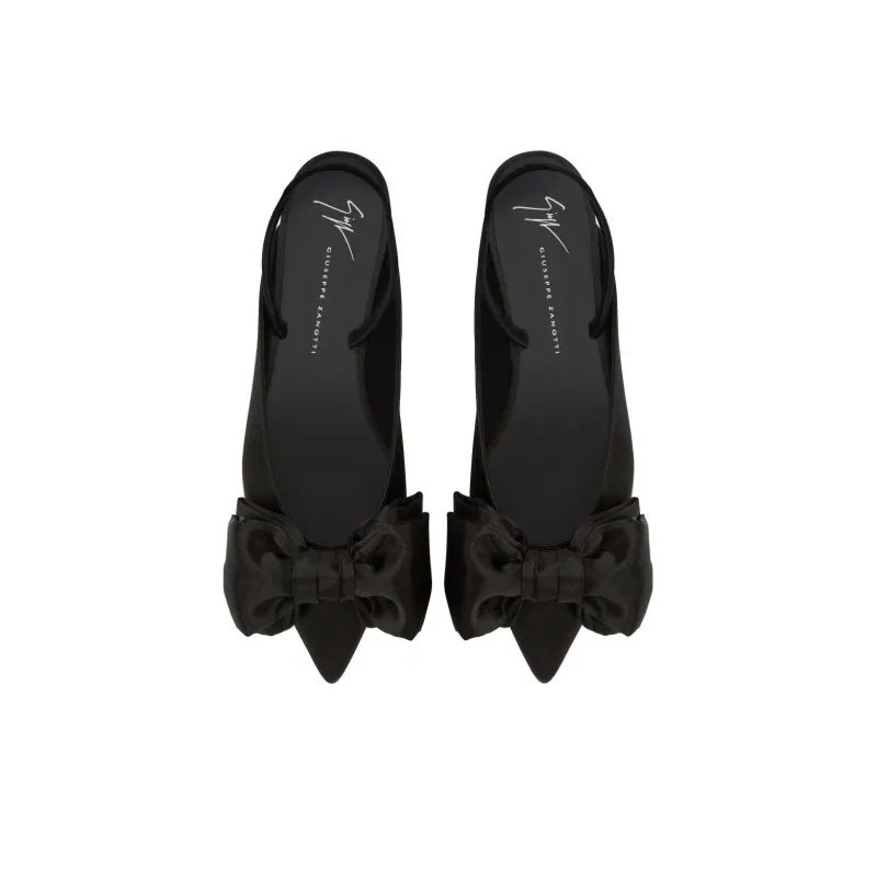 Giuseppe Zanotti Johanna Bow detail Ballerina Shoes Women's-4