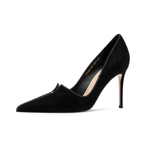 JOOC High Heels Women's Classic Black