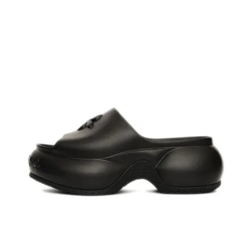 SMFK Compass Slide Slippers Women's Wilderness Black Runs Large, Suggestion Consider 1 Size Down.