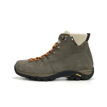 Zambella Cushioned Slip-Resistant Waterproof And Breathable Coverage Mid-Top Hiking Shoes Unisex Brown