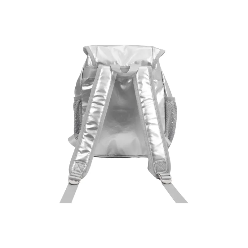 NERDY Fabric Backpack Regular Unisex Black/Silver-8