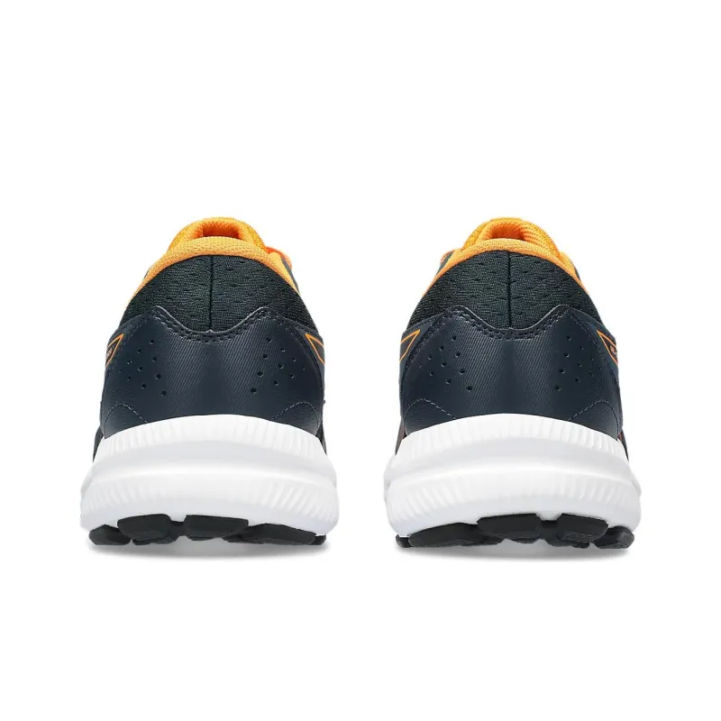 Asics Gel-Contend 8 Cushioning Wear-Resistant Low-Top Running Shoes Men's Blue Orange-5