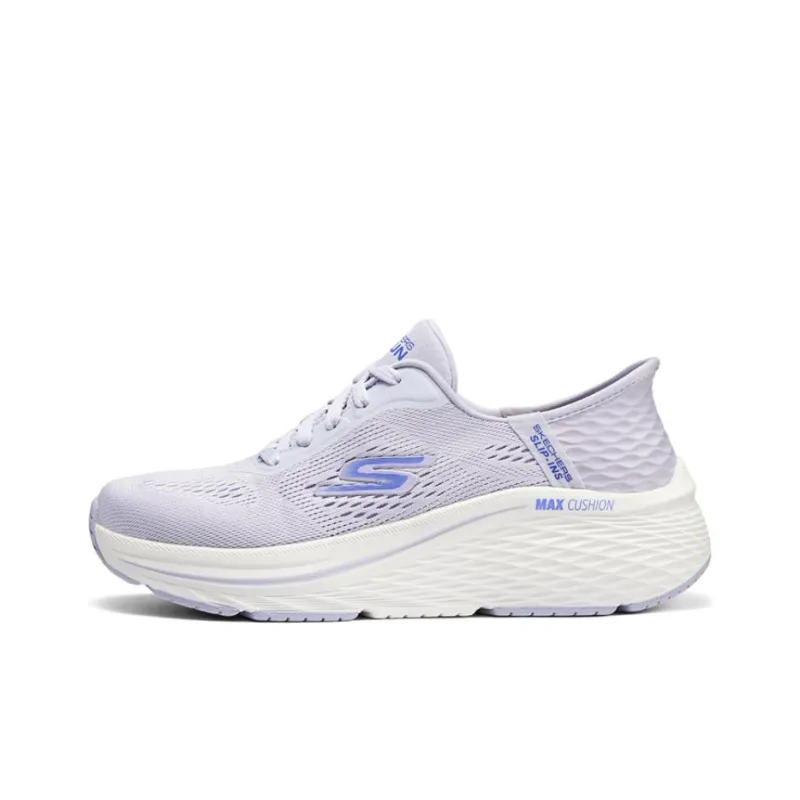 Skechers Cushioning Low-Top Running Shoes Women's Purple-0