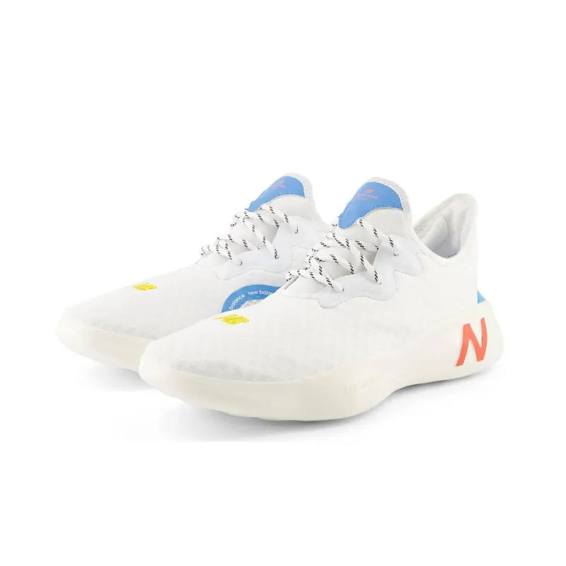 New Balance NB Fresh Foam Rcvry V3 Cushioning Wear Resistant Low Top Casual Running Shoes Unisex White Blue Orange-2