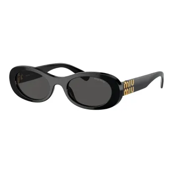 MIU MIU Logo lettering Oval frame Sunglasses