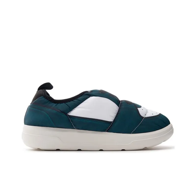 MLB Chunky Classic A FLEECE Slip Resistant Waterproof Thermal Low Top Casual Shoes Women's Dark Green-1