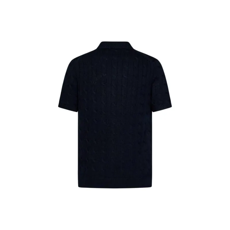 Polo Ralph Lauren Polo Pony Cable knit Polo Shirt-1