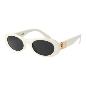 MIU MIU Acetyl Cat Eye Sunglasses Women's White