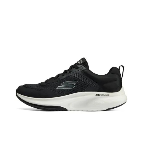Skechers Slip Resistant Low Top Casual Running Shoes Men's Black