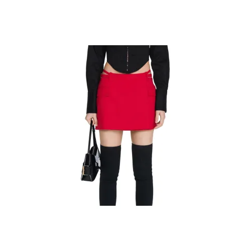 DION LEE Casual Short Skirts Women's Red