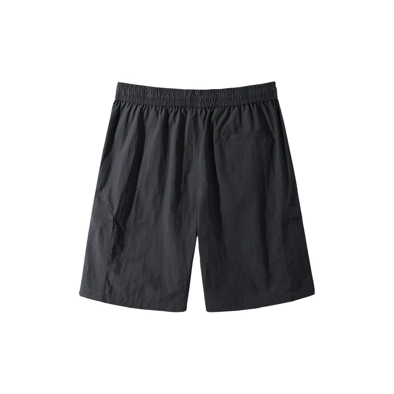 CAMEL Straight Fit Water Repellent Abrasion Resistant 5/8 Thin Loose Fit Cargo Shorts Unisex-1