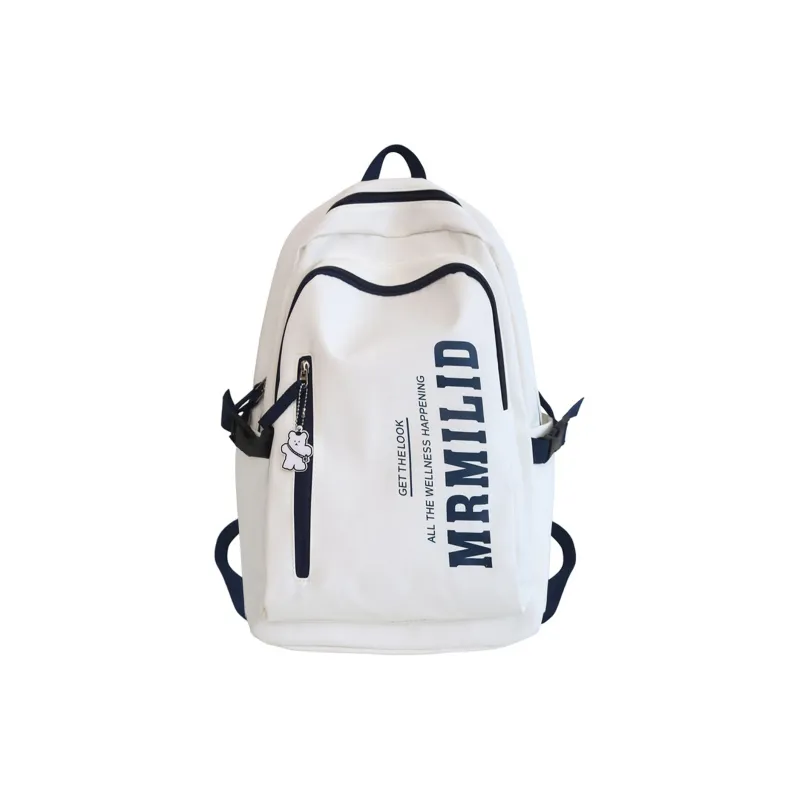 TAKI Large Capacity Preppy Style Backpack Lightweight Fashion Casual Students Backpack Nylon Regular Unisex Multicolor-6