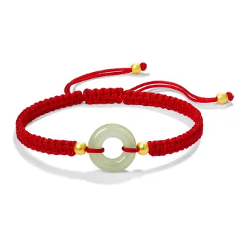 Far Mountain Joe Hetian Jade Bracelets Unisex Pale Greenish White Jade